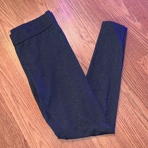 Matty M solid gray skinny fit yoga pant leggings